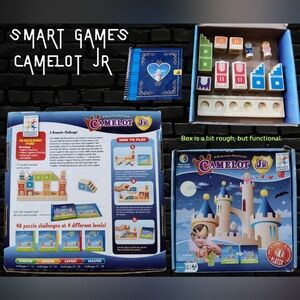 Smart Games Camelot Junior Logic Game Wood Puzzle 1 Player Homeschool Preschool